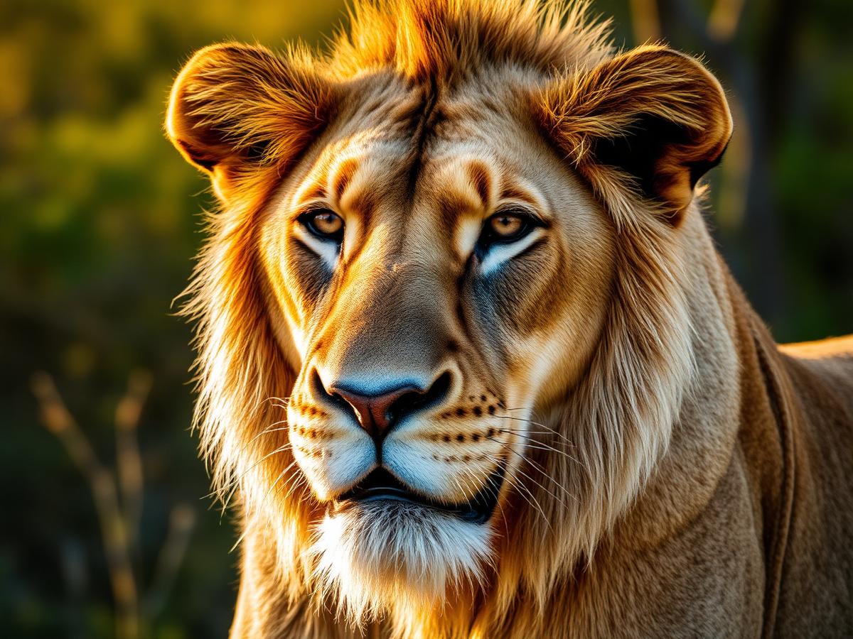 Big Five safari lion