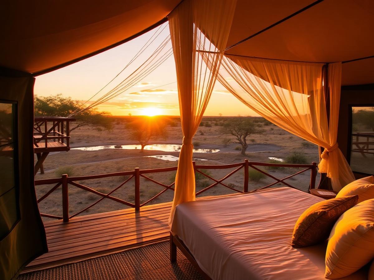 Luxury safari lodge